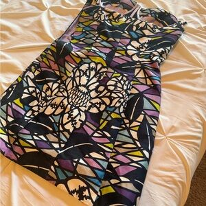 Matthew Williamson Multicolor Strapless Dress